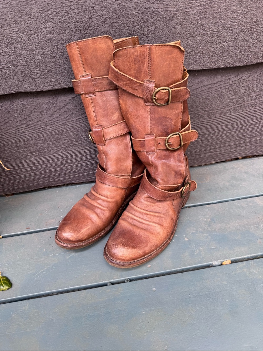 Fiorentini + Baker brown leather Eternity boots size 9.5/ 10 - Picture 2 of 7
